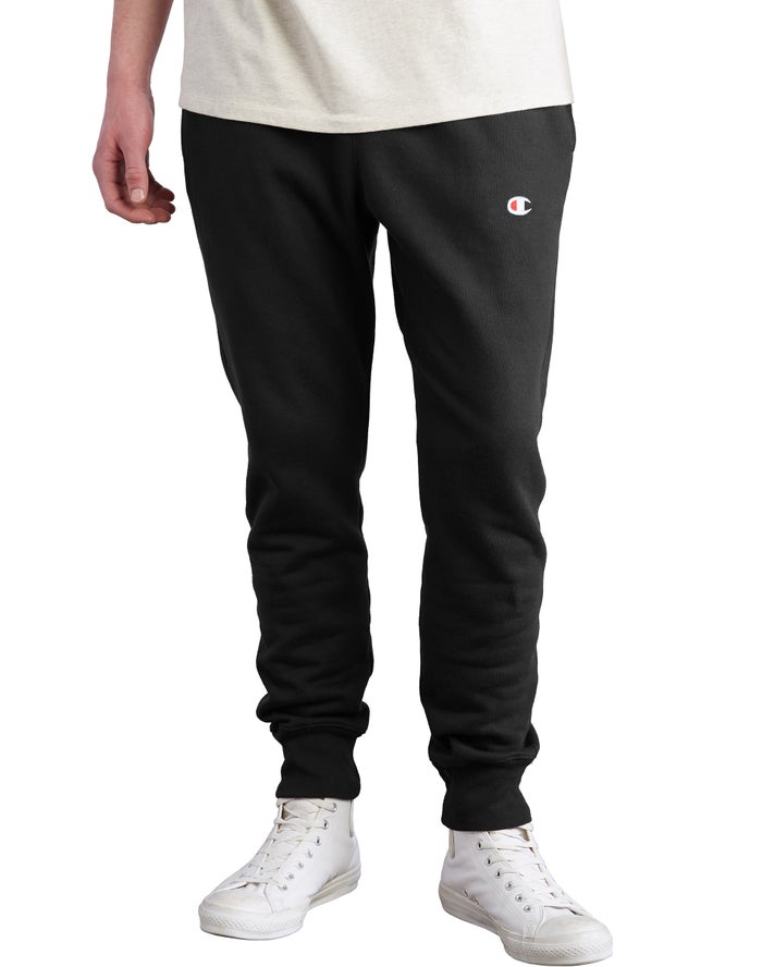 Champion Reverse Weave Joggingbroek Heren - Zwart - Belgie 6803EHWYL